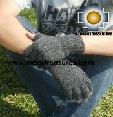 100% Alpaca Wool Fingerless Gloves RUMI  - Product id: ALPACAGLOVES09-21 Photo02