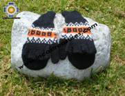 100% Alpaca Wool Hand Knit Mittens Mitts TUTA - Product id: ALPACAGLOVES09-01 Photo02