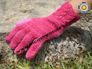 100% Alpaca Wool gloves Silver Gray yawar  - Product id: ALPACAGLOVES09-18  Photo03