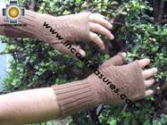 100% Alpaca Wool Mitts Solid Color - Product id: ALPACAGLOVES09-37 Photo05
