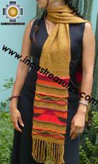 Alpaca Scarf with andenes antisuyo  - Product id: alpaca-scarf-07 Photo03
