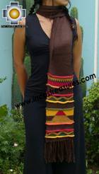 Alpaca Scarf with andenes contisuyo  - Product id: alpaca-scarf-10 Photo03