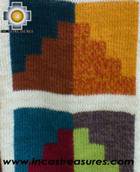Alpaca Scarf with chakana camucamu  - Product id: alpaca-scarf-04 Photo04