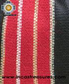 Alpaca Scarf with stripes chincheros  - Product id: alpaca-scarf-02 Photo03