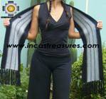 Alpaca Scarf with stripes Pisac  - Product id: alpaca-scarf-01 Photo04