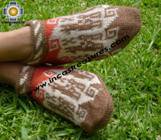 100% Alpaca Socks with designs auquihuato - Product id: ALPACASOCKS09-02 Photo02