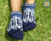 100% Alpaca Socks with designs sabancaya    - Product id: ALPACASOCKS09-05    Photo01