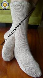 Long Alpaca Socks solid-color - Product id: ALPACASOCKS09-14 Photo05