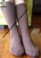 Long Alpaca Socks solid-color - Product id: ALPACASOCKS09-14 Photo01