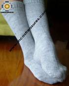 Long Alpaca Socks solid-color - Product id: ALPACASOCKS09-14 Photo01