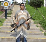 Alpaca Poncho extrafine mamaqucha UNISEX  - Product id: ALPACA-PONCHO12-02 Photo02