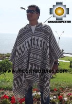 Alpaca Poncho extrafine sumaq UNISEX  - Product id: ALPACA-PONCHO12-01 Photo03