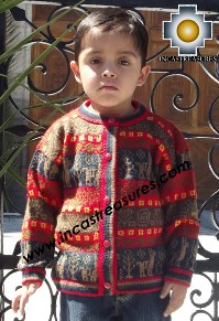 100% Alpaca Children Sweater Camotito  - Product id: children-sweater13-01 Photo03