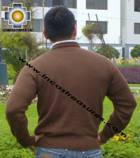 100% Baby Alpaca Sweater Crew Neck  - Product id: MENS-BABY-ALPACA-SWEATER09-09 Photo02