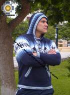 100% Alpaca Men Sweatshirt yaku  - Product id: MENS-SWEATER09-05 Photo03