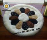 100% Alpaca baby alpaca round fur rug Alpaca Land - Product id: ALPACAFURRUG10-03 Photo02