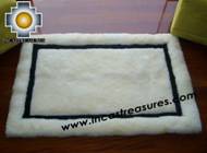 100% Alpaca baby alpaca round fur rug andean mirror - Product id: ALPACAFURRUG10-06 Photo04