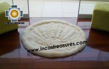 100% Alpaca baby alpaca round fur rug Alpaca Land - Product id: ALPACAFURRUG10-03 Photo03