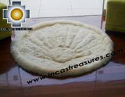 100% Alpaca baby alpaca round fur rug Alpaca Land - Product id: ALPACAFURRUG10-03 Photo04