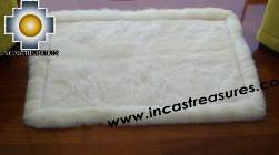 100% Alpaca baby alpaca round fur rug phuyu willka - Product id: ALPACAFURRUG10-08 Photo01