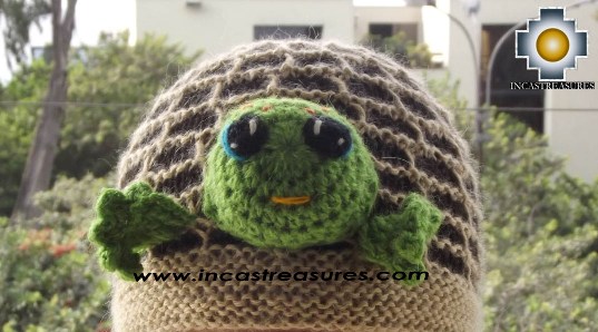 Alpaca Animal Hat Cute Turtle -  Product id: Alpaca-Hats13-06 Photo01