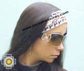 Alpaca Headband Andean Design white -  Product id: Alpaca-Headband10-06 Photo03