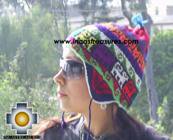 Chullo Hat Andean Design Huancavelica -  Product id: Alpaca-Hats09-16 Photo01
