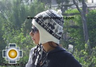 Alpaca Wool Hat Classic Design peru tullu -  Product id: Alpaca-Hats09-14 Photo01