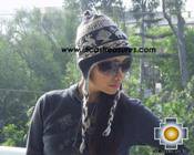 Alpaca Wool Reversible Hat Achachila llama - Product id: Alpaca-Hats09-26 Photo02