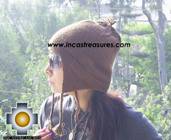 100% Alpaca Wool Hat solid Color Chullo - available in 12 colors - Product id: 100Alpaca-Hats09-06 Photo01