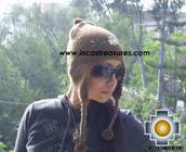 Alpaca Wool Hat with Embroidery Kantuta chaxcra  - Product id: Alpaca-Hats09-04 Photo02