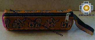 Andean Leather pencil case - Product id: Wallets09-07 Photo02