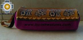 Andean Leather pencil case - Product id: Wallets09-07 Photo04