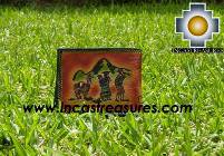 Andean Leather Wallet andean yupanki - Product id: Wallets09-06 Photo04