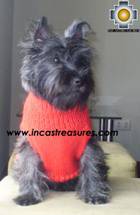 Dog Turtle neck sweater red - Product id: dog-clothing-10-07 Photo02