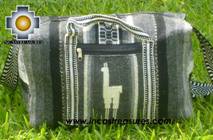 Alpaca Travel bag medium AMAUTA dark grey - Product id: HANDBAGS09-51 Photo03