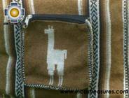 Andean Alpaca wool Handbag MESSENGER camel - Product id: HANDBAGS09-49 Photo03
