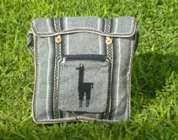 Andean Alpaca wool Handbag MESSENGER silver - Product id: HANDBAGS09-45 Photo03