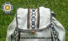 big alpaca travel backpack IVORY - Product id: HANDBAGS09-38 Photo03