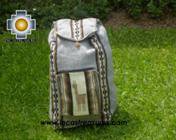 big alpaca travel backpack silver - Product id: HANDBAGS09-39 Photo01