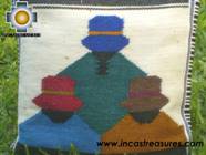 big Handmade sheep wool square handbag big-paisanas - Product id: HANDBAGS09-28 Photo02