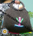 Black Handmade Handbag with Dots - Product id: HANDBAGS09-01 Photo03