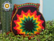 Handmade Rasta Round Handbag - Bright Star - Product id: HANDBAGS09-37 Photo02