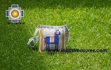 Handmade sheep wool square handbag  donkey - Product id: HANDBAGS09-09 Photo02