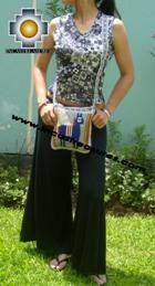 Handmade sheep wool square handbag  donkey - Product id: HANDBAGS09-09 Photo03