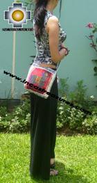 Handmade sheep wool square handbag summer donkey - Product id: HANDBAGS09-09 Photo03