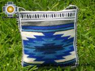 Handmade sheep wool square handbag sunset - Product id: HANDBAGS09-13 Photo02