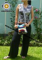 Handmade sheep wool square handbag volcano - Product id: HANDBAGS09-15 Photo03