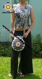 Round Handbag sheep wool circle of life - Product id: HANDBAGS09-36 Photo04