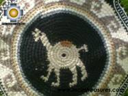 Round Handbag sheep wool NIGHT ALPACA - Product id: HANDBAGS09-32 Photo03